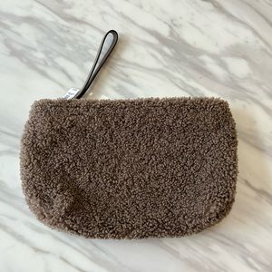 Banana Republic Sherpa Clutch/Wristlet
